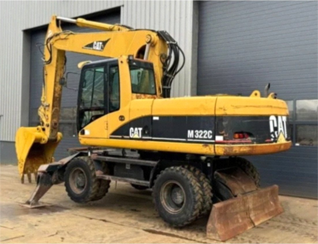 CATERPILLAR M322C-HYDROLIC STABILIZERS/VA TRIPLE BOOM