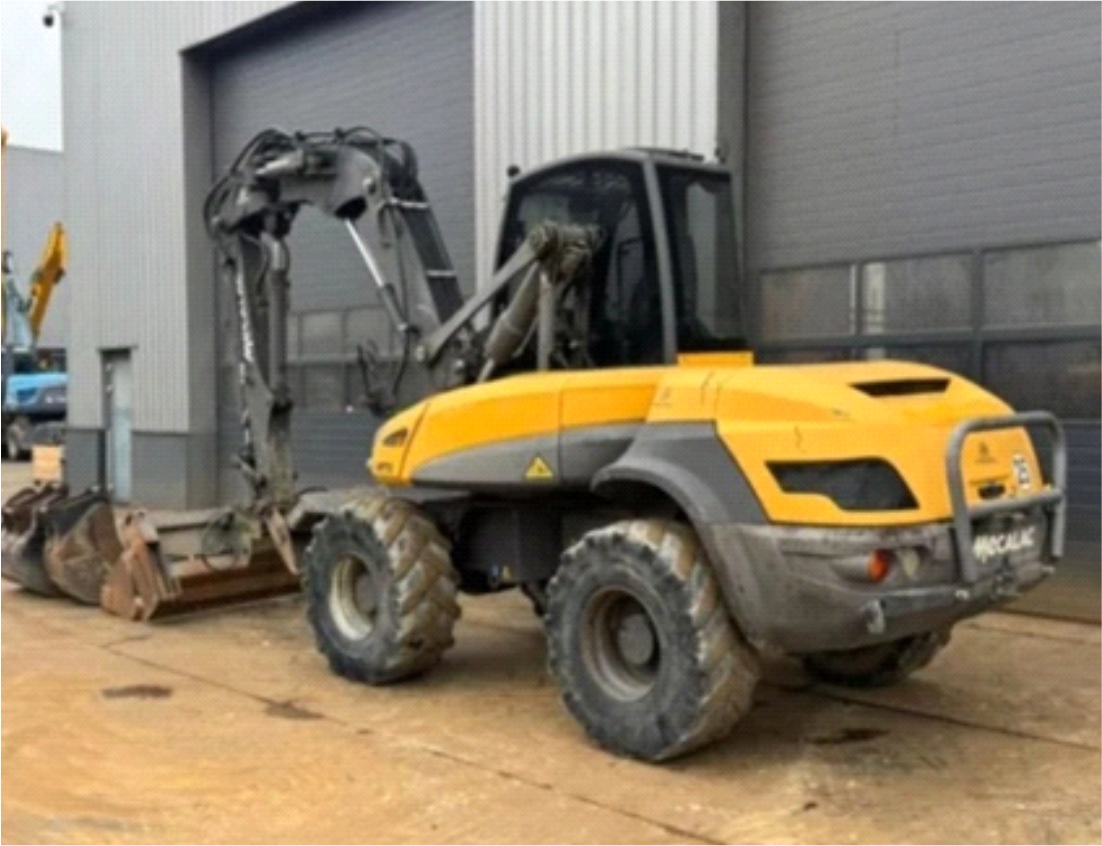 MECALAC 12MTX INCL.3X BUCKET